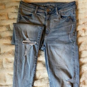 American Eagle Distressed Skinny Jeans